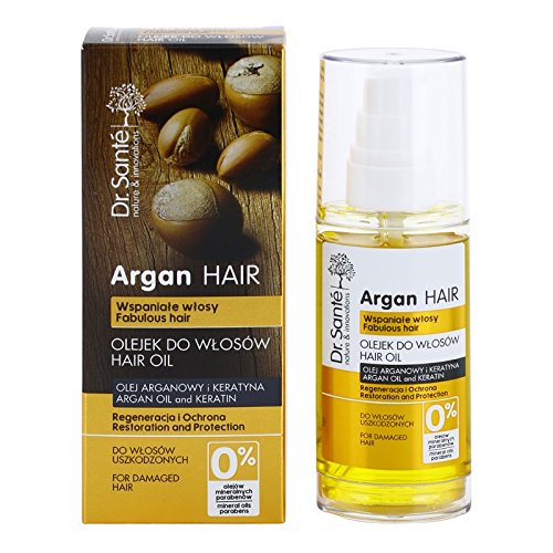 Dr. Sante - Serum para el aceite del cabello con argán y queratina para cabello dañado, 50 ml