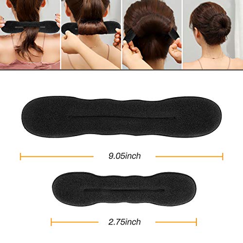 E-More 25pcs Accesorios de Peinado, Herramientas Accesorios Hacedor Braid Cabello Trenzado Peinado Clip Herramientas para Diseño de Espuma para Niñas Mujeres con pelo DIY