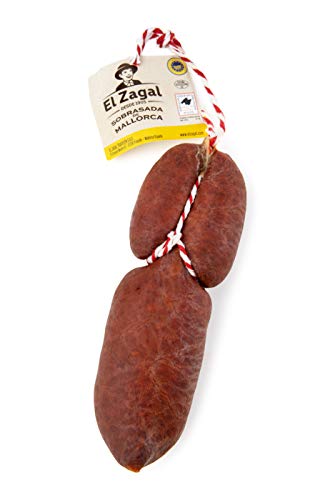 El Zagal Pieza De Sobrasada De Mallorca Tradicional Semi-Rizada (Piezas De <500 Gr. ) Picante 500 g