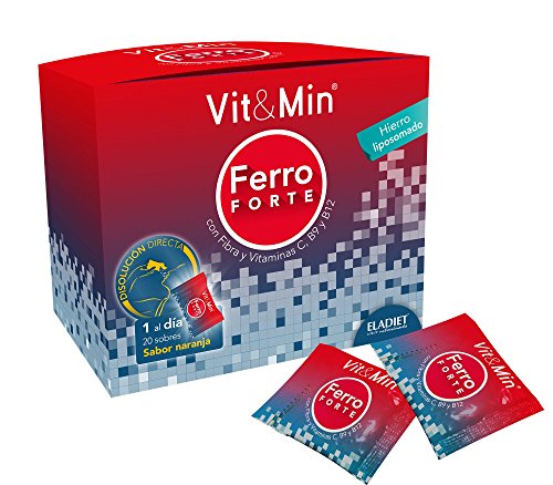 Eladiet Vit&Min Ferro Forte - 20 Tabletas