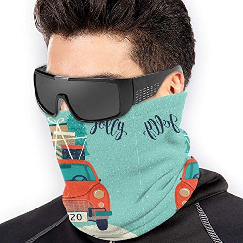 Ewtretr 2020 Christmas Neck Gaiter Warmer Hombres Mujeres Bufanda cálida a Prueba de Viento