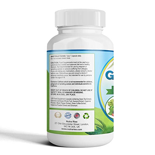 Extracto de Té Verde para dietas de adelgazar. Cápsulas de Té Verde 10000mg, 15% más de EGCG que otras marcas. Suplemento de concentración máxima para perder peso. Potente antioxidante – 120 cápsulas