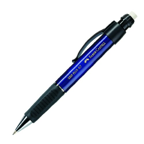 Faber-Castell 130732 - Portaminas (0.7 mm), negro y azul