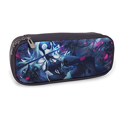 Fate Grand Order Avenger Jeanne D'Arc Alter Leather Pencil Case Big Capacity with Zipper Large Storage Pen Pencil Pouch Stationery Organizer Practical Bag Holder