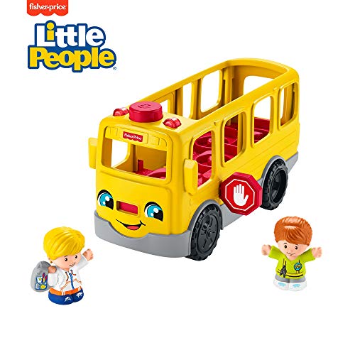 Fisher-Price Little People Autobús siéntate conmigo, juguetes bebés 1 año (Mattel FKX01)