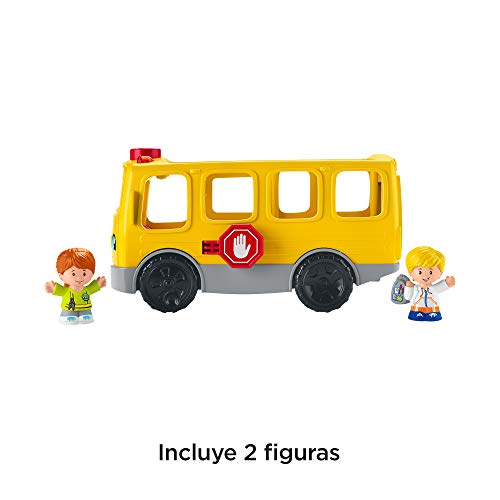 Fisher-Price Little People Autobús siéntate conmigo, juguetes bebés 1 año (Mattel FKX01)