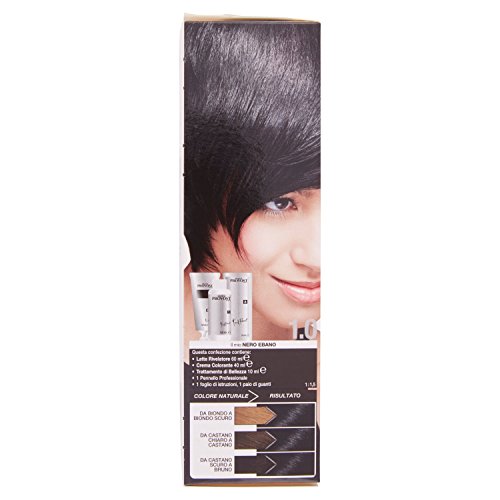 Franck Provost Color Profesional Cobertura perfecta, 1.0 Negro Ebano - [Pack de 6]