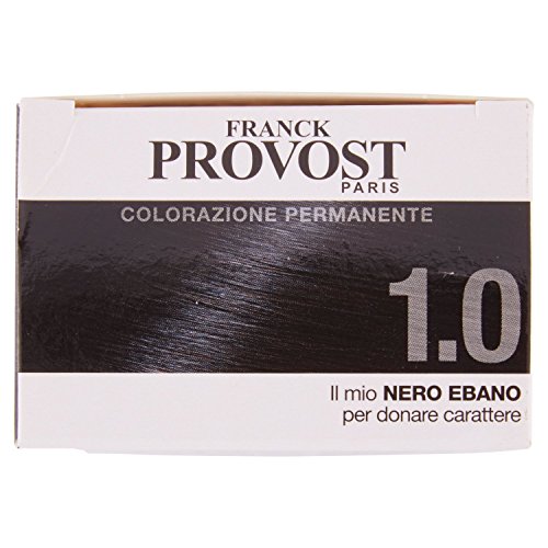 Franck Provost Color Profesional Cobertura perfecta, 1.0 Negro Ebano - [Pack de 6]