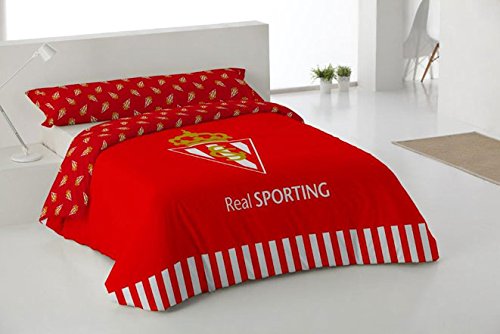 Funda NÓRDICA Cama 135 cm Real Sporting DE GIJÓN