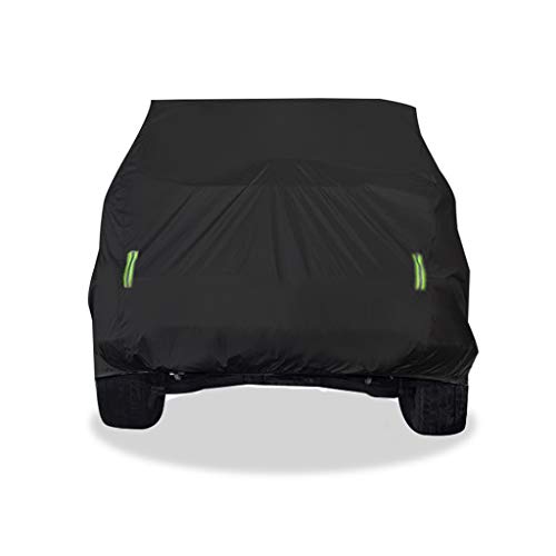 Funda protectora para coche – impermeable y transpirable especial para coche de SUV X2 – Funda protectora para exteriores con protección UV completa – Negro (tamaño: tela Oxford – una capa)