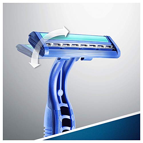 Gillette - Blue II Plus Maquinilla de afeitar desechable (paquete de 8)