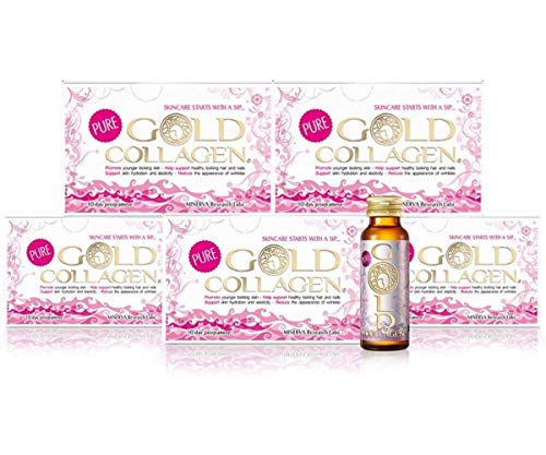 GOLD COLLAGEN® Pure 50 Day – Lucha temprana signos de envejecimiento, nutritivo desde el interior, aumenta el colágeno natural, elastina y niveles de hidratación