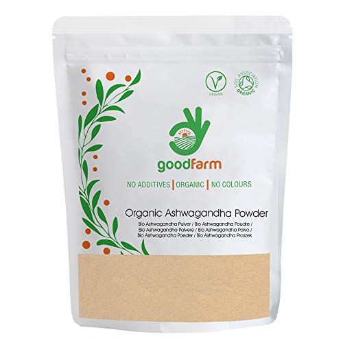 GoodFarm - Ashwagandha ecológica en polvo, 500 g