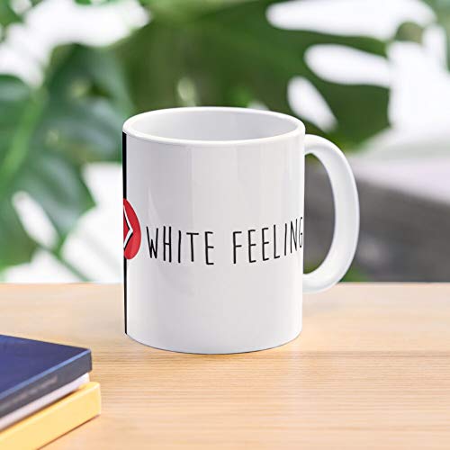 Greater Lives Race Then Than White Feelings Racism Black La Mejor Taza de café de cerámica Blanca de 11 oz