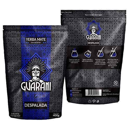 Guarani Despalada 400g, Yerba Mate 400g, Guarani Sin Palo, Yerba Mate de Paraguay