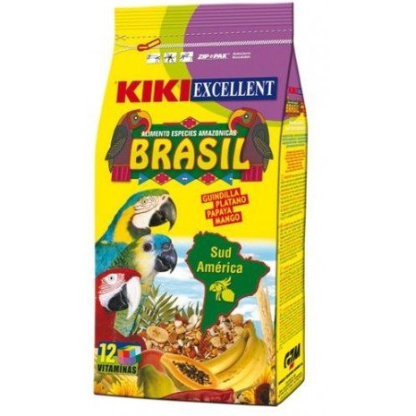 Gzm Kiki Brasil 4Kg Alimento Especies Amazónicas Guacamayo y Loro Amazonas