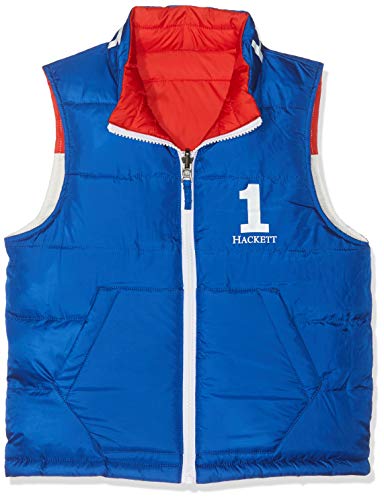 Hackett Retro Gilet Chaleco, Multicolor (Red/Navy 2A2), 134/140 (Talla del Fabricante: 9-10 años) para Niños