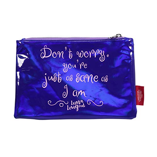 Harry Potter Cosmetic Bag Luna Lovegood Ghost Spectacles 16x23x2cm Azul