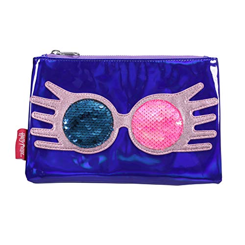 Harry Potter Cosmetic Bag Luna Lovegood Ghost Spectacles 16x23x2cm Azul