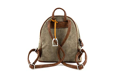 HARVEY MILLER POLO CLUB - Bolso mochila de Sintético para mujer Verde Verde E Marrone