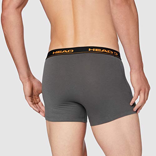 Head Men’s Basic Boxers (5 Pack) Calzoncillos, Sombra Oscura, L (Pack de 5) para Hombre