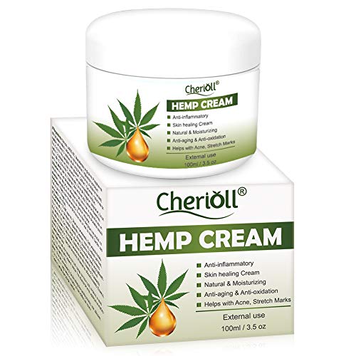 Hemp Cream, Crema De Cáñamo, Bálsamo de cáñamo, Gel De Cáñamo,Crema de cáñamo, hidratante antiarrugas crema, facial nutritiva aceite de semilla de cáñamo Antiinflamatorio, Anti-acné