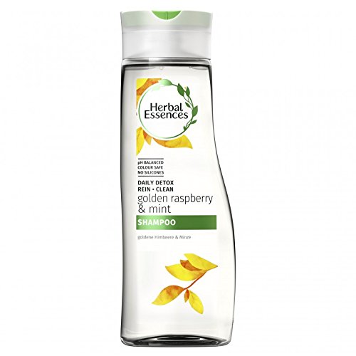 Herbal Essences Daily Detox pura Champú Dorado, frambuesa & Menta, 1er Pack (1 x 400 ml)