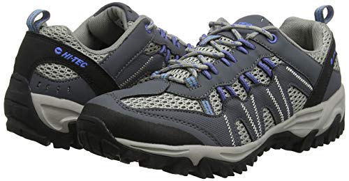 Hitachi Jaguar Womens, Zapatillas de Senderismo para Mujer, Gris (Charcoal/Dusty Blue 22), 37 EU