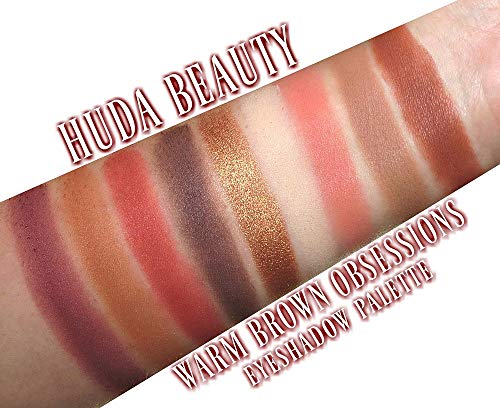 Huda belleza cálido marrón obsesiones paleta