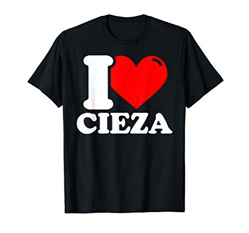 I love Cieza Camiseta