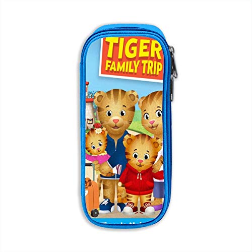 IOPLK HappyTree Daniel Tiger 's Neighborhood 4 Estuche para lápices Estuche para lápices de gran capacidad Estuche para lápices para la escuela Estuche para almacenamiento grande Diseño adorable para