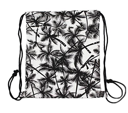 iTemer Lona viga cordón diseño Mochila Bandolera Coco patrón Bolso de la Lona señoras Mochila Bolsa Casual