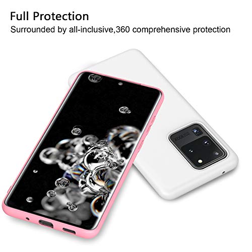 ivoler 10 x Funda para Samsung Galaxy S20 Ultra 5G, Ultra Fina Carcasa Silicona TPU Protector Flexible Funda (Negro, Blanco, Azul, Verde, Verde Oscuro, Rosa, Rojo, Amarillo, Marrón, Púrpura)