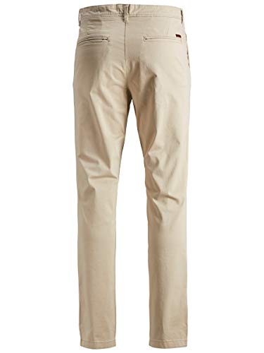 Jack & Jones JJIMARCO JJBOWIE SA White Pepper STS Pantalón, 32W x 30L para Hombre