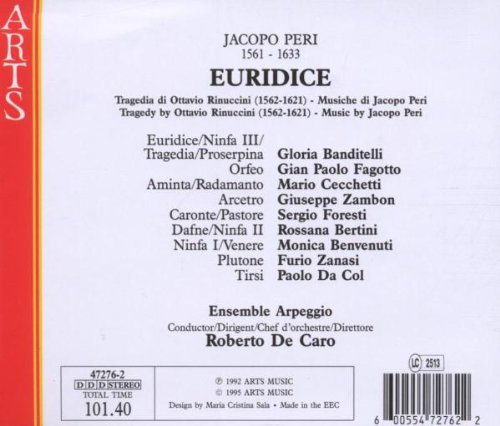 Jacopo Peri: Euridice