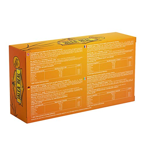 Jalea Real | Ginseng Rojo | Vitamina C | Vitaminas B6 y B12 | Aporta Energía y Vitalidad | Aporta Energía y Vitalidad | Refuerza tus defensas (40 AMPOLLAS)- Qualnat