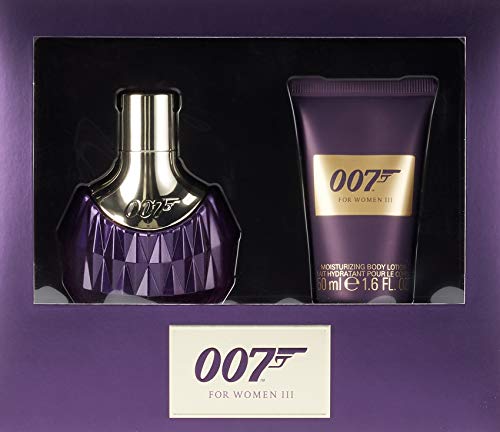 James Bond 007 - Set de perfume para mujer (perfume de 30 ml y loción corporal de 50 ml, 1 unidad de 80 ml)