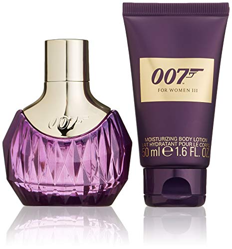 James Bond 007 - Set de perfume para mujer (perfume de 30 ml y loción corporal de 50 ml, 1 unidad de 80 ml)