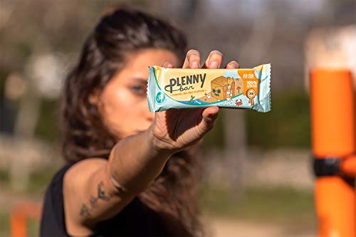 Jimmy Joy Caramel Seasalt Plenny Bar, 24 Barras x 400 kcal, Sustituto de Comida, Nutrición Completa 26 Vitaminas y Minerales, 20gr Proteína, Vegano, Sin Lactosa, Sin OGM