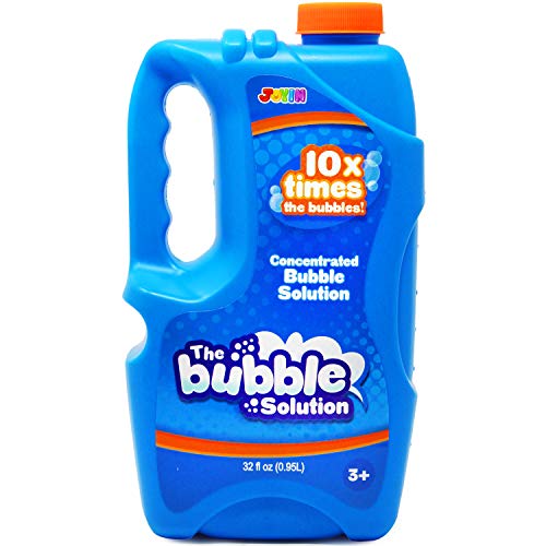 JOYIN Líquido de jabón Profesional para Máquina de burbujas 0.95 litros Pompas de jabón Botella de Burbujas líquidas Recambio de 0.95L