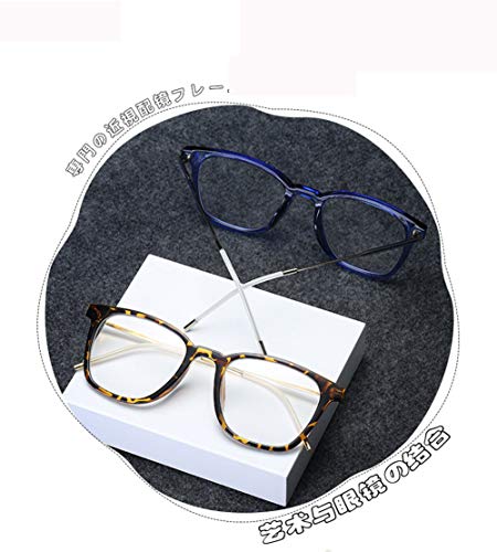 JXFS Lentes de Bloqueo de luz Azul, Lentes de Filtro UV livianas, clásicas para Hombres, Lentes Anti lejos, Anti Rayos Azules, Lectura para computadora y Juegos-4