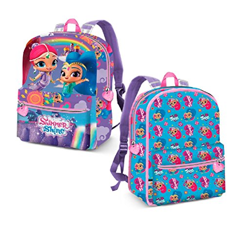 Karactermania Shimmer Y Shine Rainbow Mochila Infantil, 31 cm, Azul