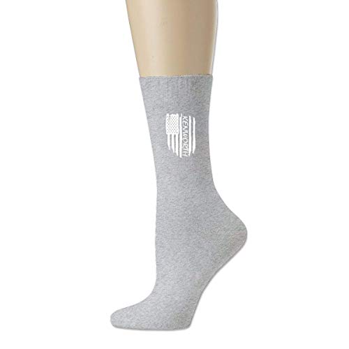 KLING American Flag Kenworth Unisex Casual Soft Crew Calcetines Sport Training Calcetines deportivos Algodón