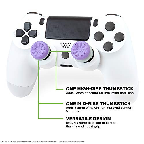 KontrolFreek FPS Freek Galaxy Morados Performance Thumbsticks para mando de PlayStation 4 (PS4)