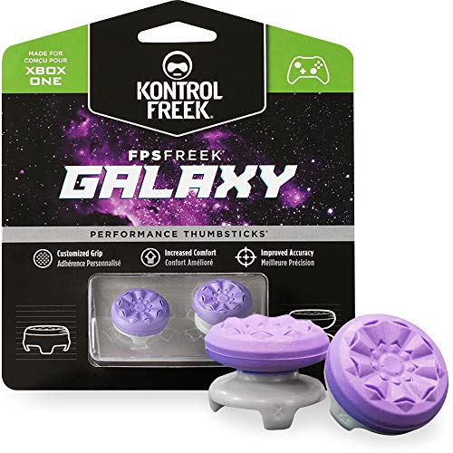 KontrolFreek FPS Freek Galaxy Morados Performance Thumbsticks para Mando de Xbox One