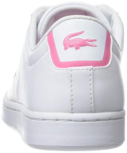 Lacoste Carnaby EVO BL 2 SUJ, Zapatillas Unisex Niños, Blanco (B53 White/Pink), 36 EU