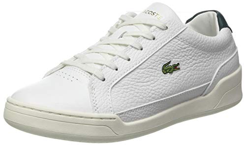 Lacoste Challenge 0120 1 SFA, Zapatillas para Mujer, Wht Dk Grn, 39.5 EU