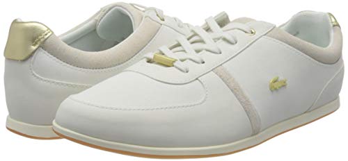 Lacoste Rey Sport 119 2 Cfa Off, Zapatillas para Mujer, Blanco (Wht/or Gld 06b), 42 EU