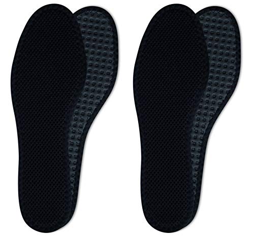 Lenzen Deo Breezers 2 Pares de Plantillas para la Circulación de Aire en el Zapato I Sensación de Frescura I Carbón Activo Antiolor (39)