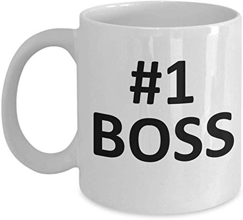 LETE You will always be my best gift #1 Boss - Number One Boss. White Ceramic Coffee Or Tea Mug For Managers Supervi